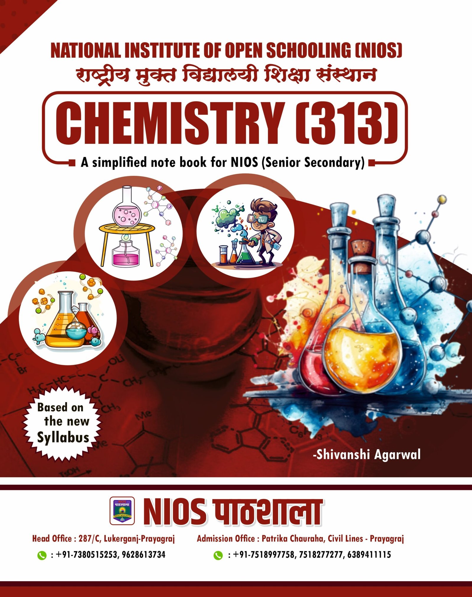 NIOS Chemistry (313) Simplified Notebook – Class 12th (New Syllabus)