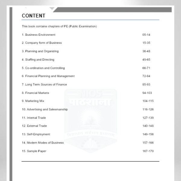 NIOS Business Studies (319) Simplified Notebook – Class 12th (New Syllabus) - Image 3